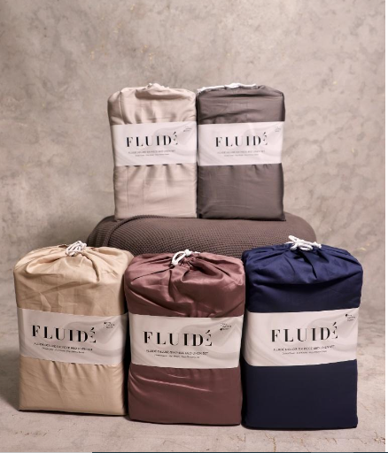 FLUIDE HOMES Bedsheets 6 Piece linen set