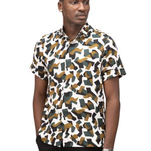 DEO APPAREL Linen Patterned Shirt