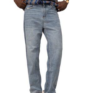 TETANURA Denim Jean in Washed Blue