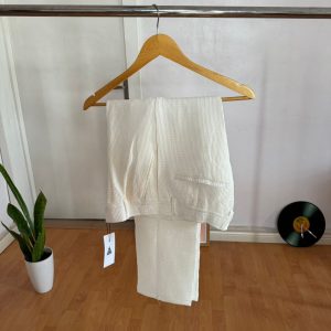 TETANURA Plain White Pant