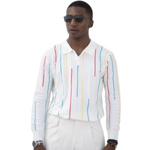 TETANURA Long Sleeve Knit Shirt