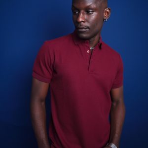 TWIF Wine Knitted Polo